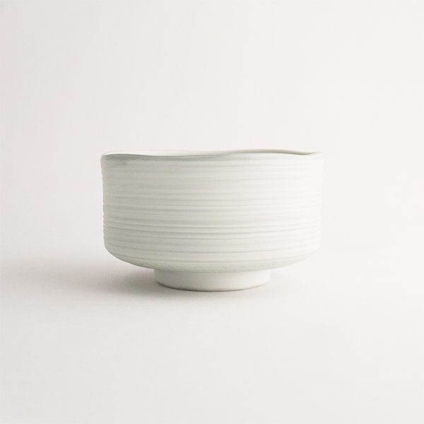 画像2: 【FUDE-MAKI】小抹茶碗 白 【FUDE-MAKI】Small Matcha Cup White (2)