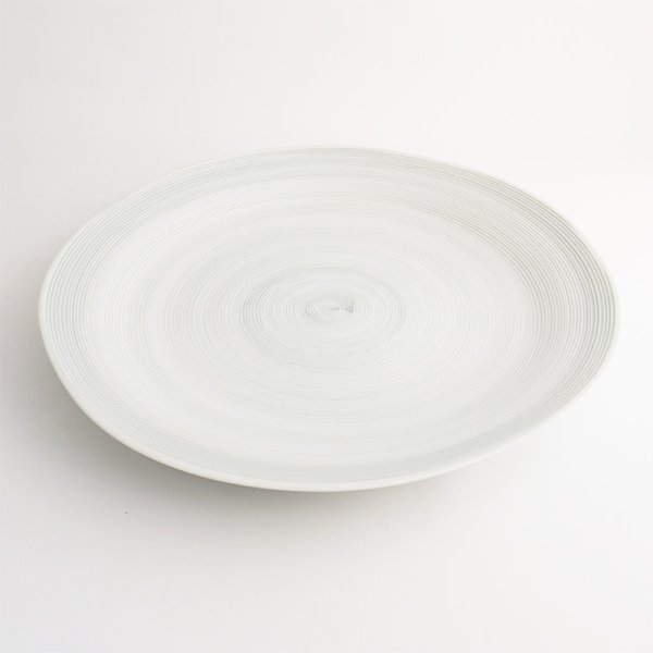 画像3: 【FUDE-MAKI】27cmプレート 白 【FUDE-MAKI】27cm Plate White (3)