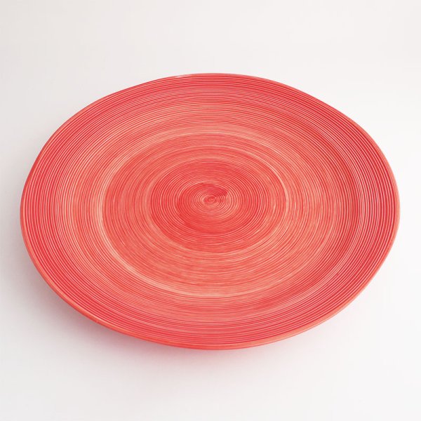 画像3: 【FUDE-MAKI】27cmプレート 赤 【FUDE-MAKI】27cm Plate Red (3)