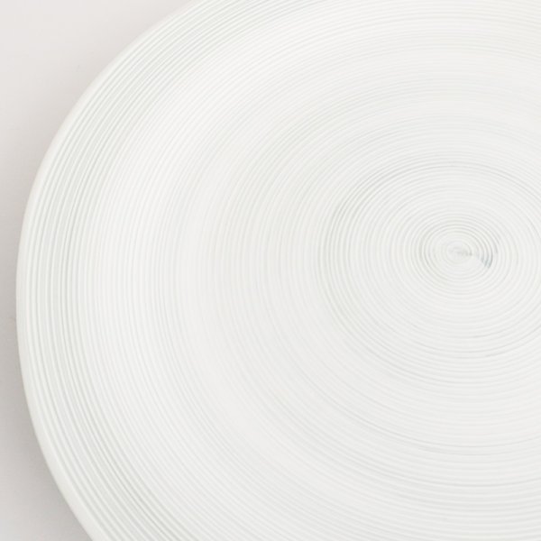 画像4: 【FUDE-MAKI】27cmプレート 白 【FUDE-MAKI】27cm Plate White (4)