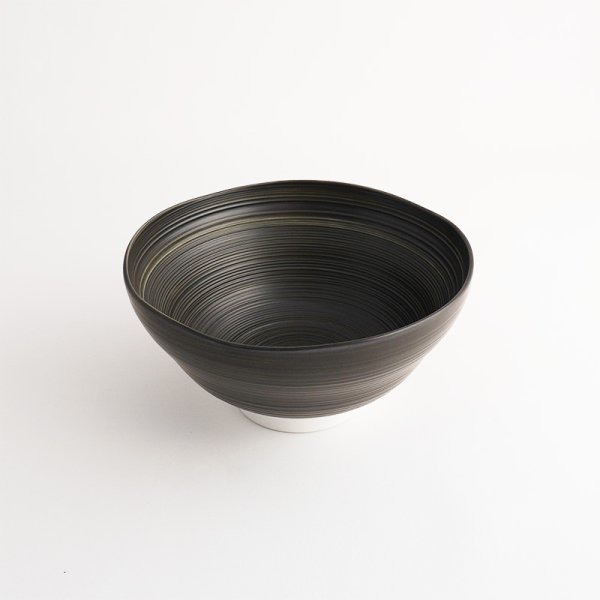 画像3: 【FUDE-MAKI】飯碗 黒 【FUDE-MAKI】Rice Bowl Black (3)