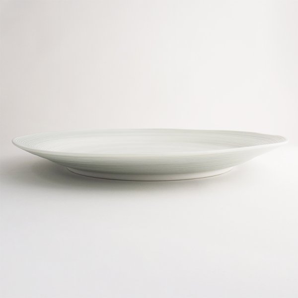 画像2: 【FUDE-MAKI】27cmプレート 白 【FUDE-MAKI】27cm Plate White (2)