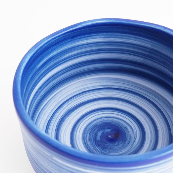 画像5: 【FUDE-MAKI】小抹茶碗 青 【FUDE-MAKI】Small Matcha Cup Blue (5)