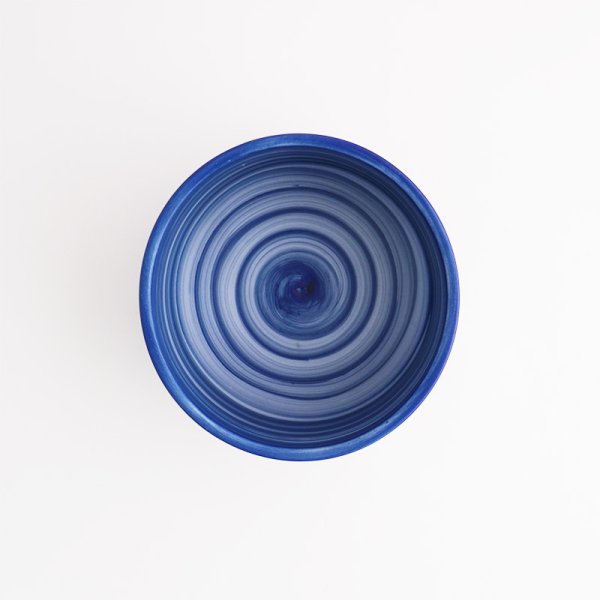 画像4: 【FUDE-MAKI】小抹茶碗 青 【FUDE-MAKI】Small Matcha Cup Blue (4)