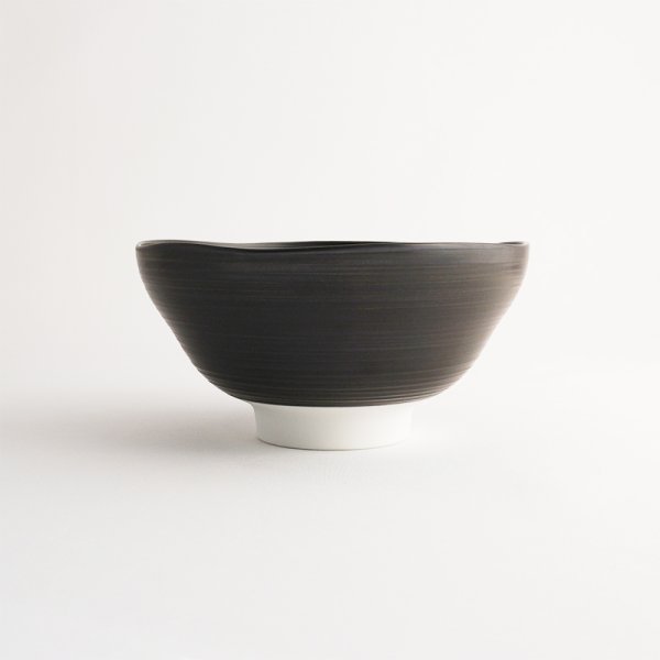 画像2: 【FUDE-MAKI】飯碗 黒 【FUDE-MAKI】Rice Bowl Black (2)