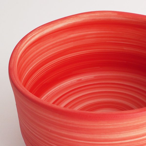 画像5: 【FUDE-MAKI】小抹茶碗 赤 【FUDE-MAKI】Small Matcha Cup Red (5)