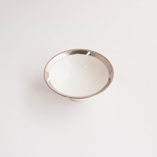 画像3: 【FU-KA -風火-】プラチナ8.1cm盃 【FU-KA -風火-】Platinum 8.1cm Sake Cup (3)