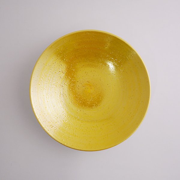 画像4: 【SHIBUKI】20.5cmボウル 黄 【SHIBUKI】20.5cm Bowl Yellow (4)