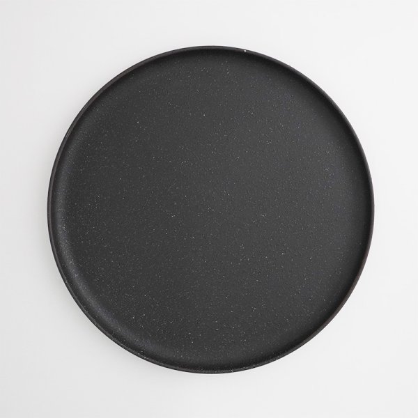画像4: 【EARTH】27cm切立フラットプレート 黒 (4)