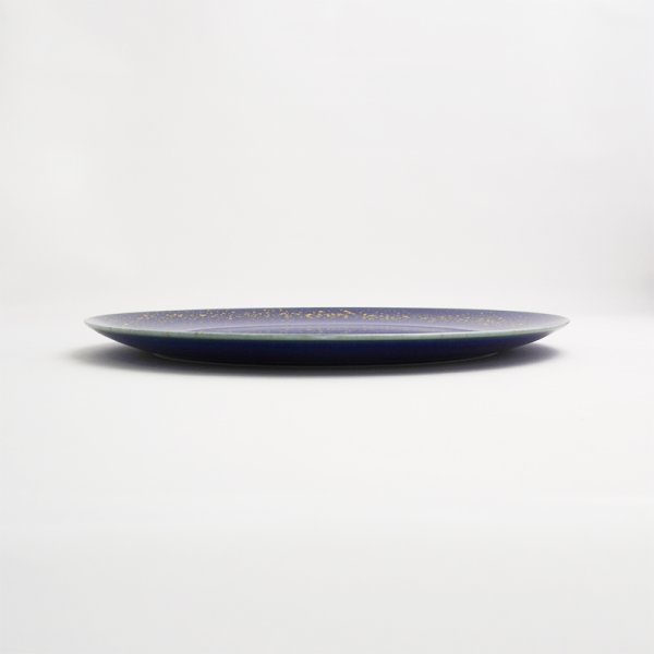 画像2: 廃盤：【TEN-KUU -天空-】プレート（中）　紺 (2)