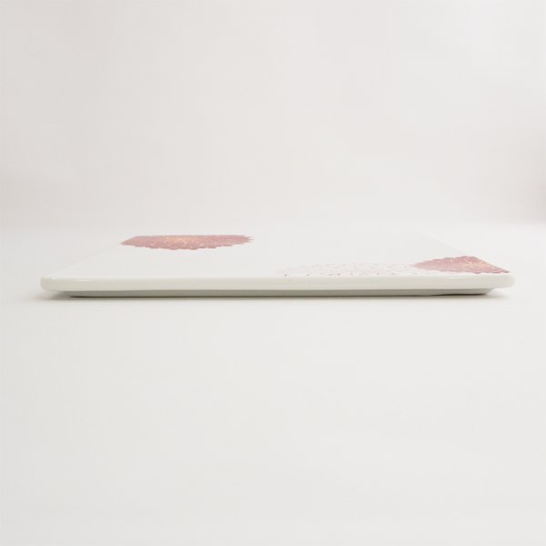 画像2: 【MUM -マム-】18cm正角皿 赤 (2)