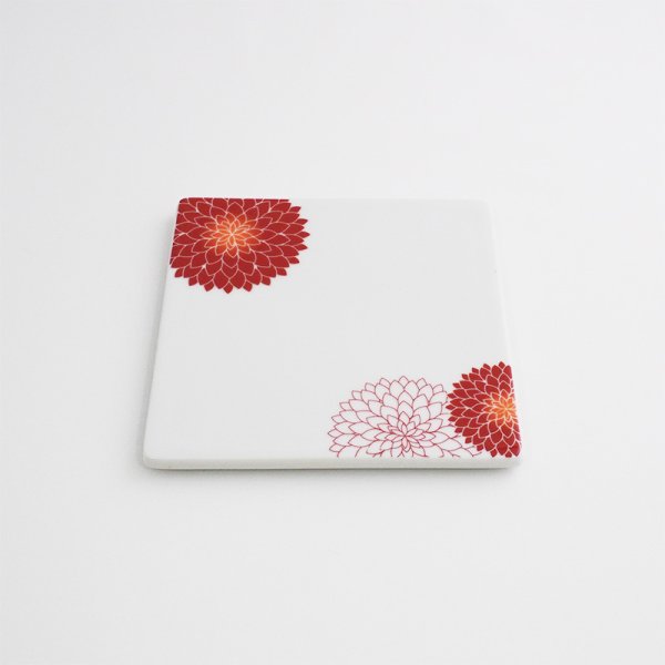 画像3: 【MUM -マム-】13cm正角皿 赤 (3)