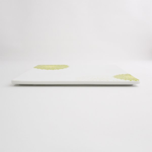 画像2: 【MUM -マム-】18cm正角皿 緑 (2)