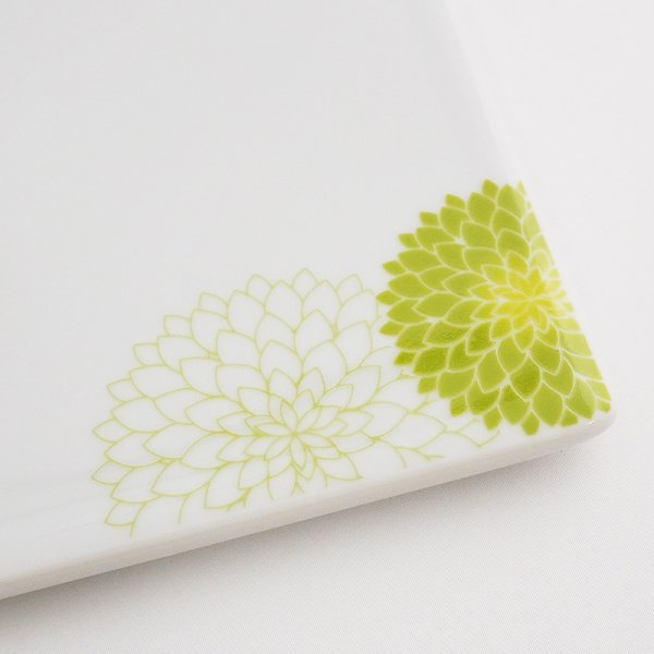 画像4: 【MUM -マム-】18cm長角皿 緑 (4)