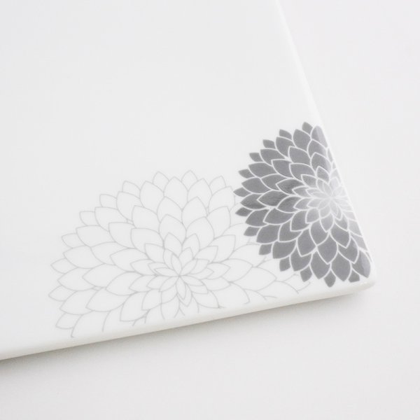 画像4: 【MUM -マム-】18cm正角皿 グレー (4)