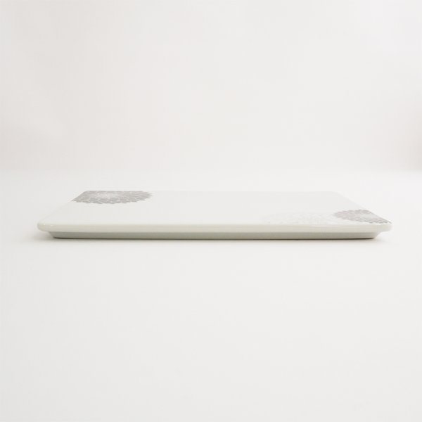 画像2: 【MUM -マム-】18cm長角皿 グレー (2)