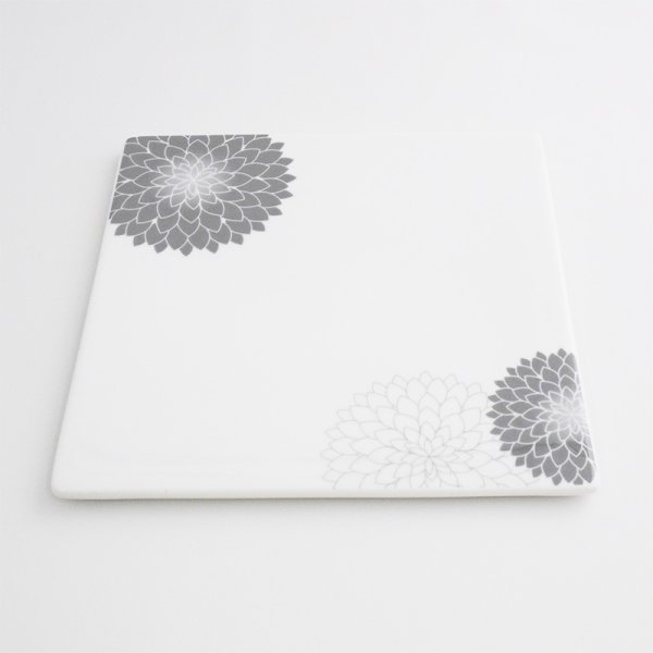 画像3: 【MUM -マム-】18cm正角皿 グレー (3)