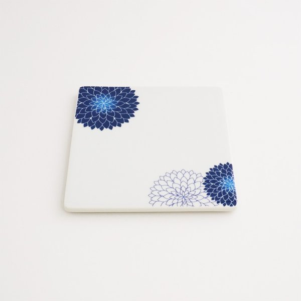 画像3: 【MUM -マム-】13cm正角皿 青 (3)