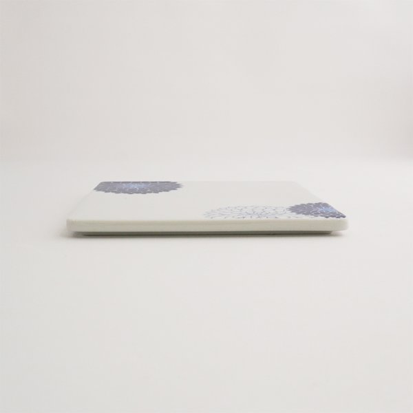 画像2: 【MUM -マム-】13cm正角皿 青 (2)