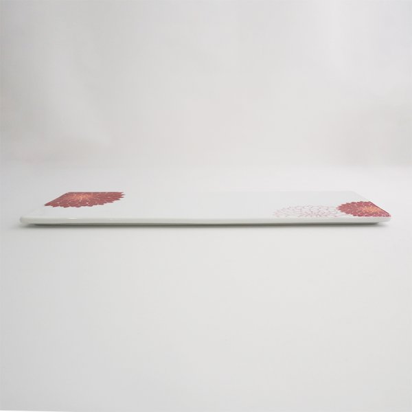 画像2: 【MUM -マム-】30cm長角皿　赤 (2)