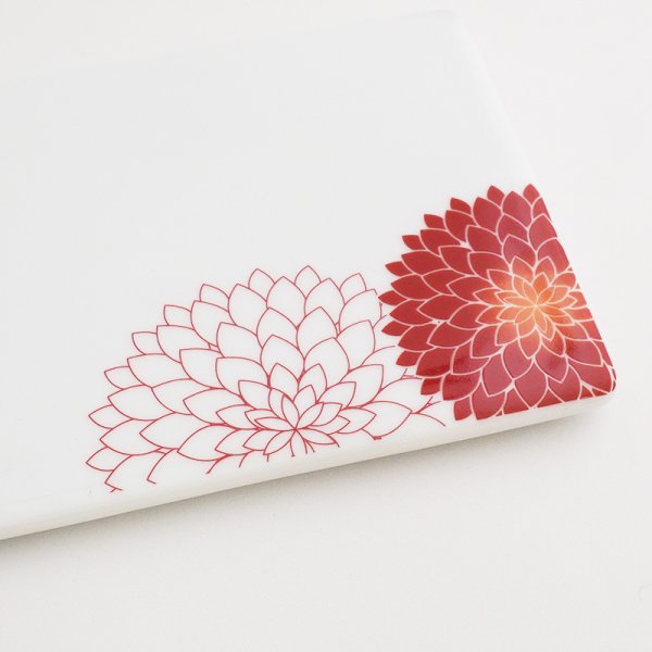 画像4: 【MUM -マム-】30cm長角皿　赤 (4)