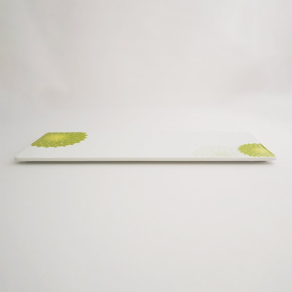 画像2: 【MUM -マム-】30cm長角皿 緑 (2)