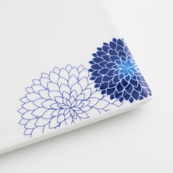 画像4: 【MUM -マム-】18cm長角皿 青 (4)