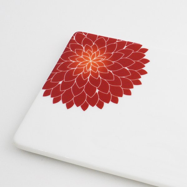 画像5: 【MUM -マム-】30cm長角皿　赤 (5)