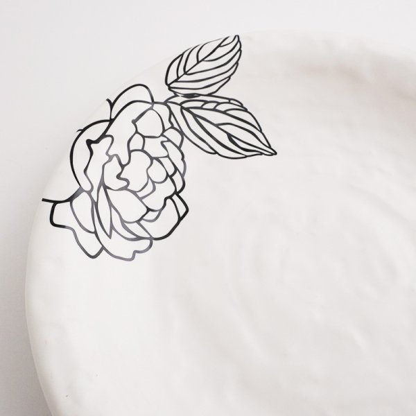 画像5: 【MIHANA】6寸皿 黒 【MIHANA】20cm Plate Black (5)