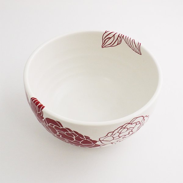 画像3: 【MIHANA】5.5寸丼 赤 【MIHANA】17cm Rice Bowl Red (3)