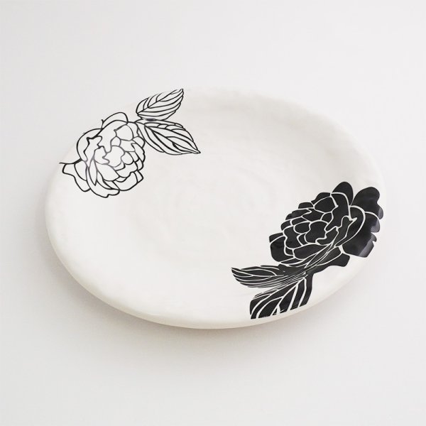 画像3: 【MIHANA】6寸皿 黒 【MIHANA】20cm Plate Black (3)