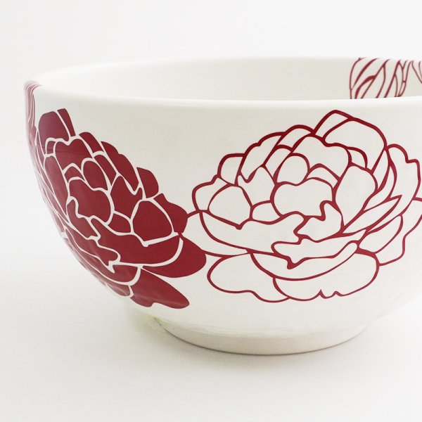 画像5: 【MIHANA】5.5寸丼 赤 【MIHANA】17cm Rice Bowl Red (5)