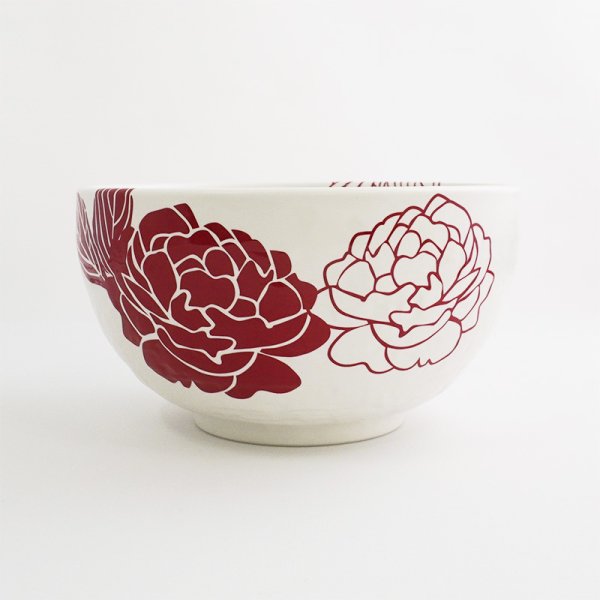 画像2: 【MIHANA】5.5寸丼 赤 【MIHANA】17cm Rice Bowl Red (2)