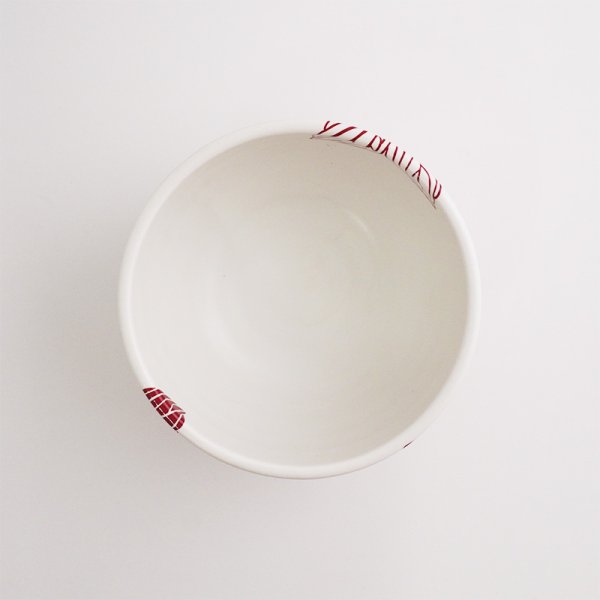 画像4: 【MIHANA】4.2寸丼　赤 【MIHANA】13cm Rice Bowl Red (4)
