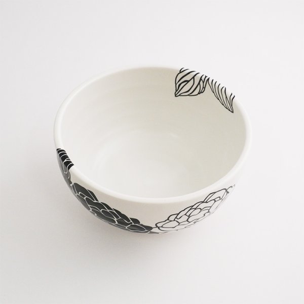 画像3: 【MIHANA】4.2寸丼 黒 【MIHANA】13cm Rice Bowl Black (3)