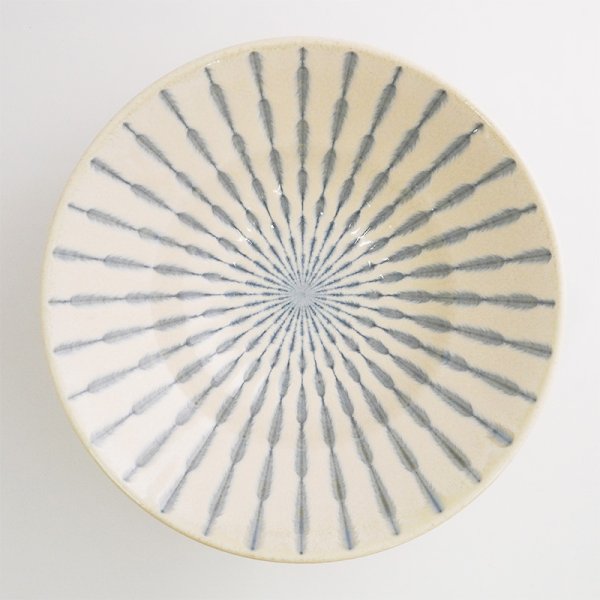 画像4: 【GEKKO -月光-】8寸深鉢 白 【GEKKO -月光-】24cm Deep Bowl White (4)