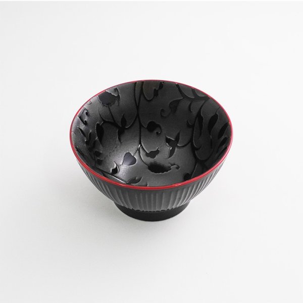 画像3: 【MIWAKU -魅惑-】飯碗(小) 黒 (3)