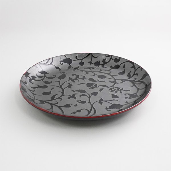 画像3: 【MIWAKU -魅惑-】丸皿(小) 黒 【MIWAKU -魅惑-】Round Plate Small Black (3)
