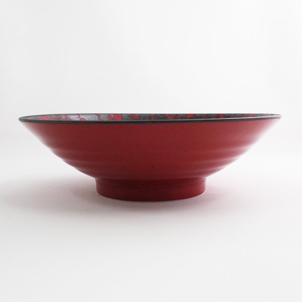 画像2: 【MIWAKU -魅惑-】麺鉢 赤 【MIWAKU -魅惑-】Noodle Bowl Red (2)