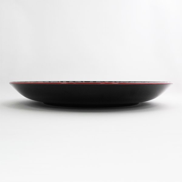 画像2: 【MIWAKU -魅惑-】丸皿(大) 黒 【MIWAKU -魅惑-】Round Plate Large Black (2)