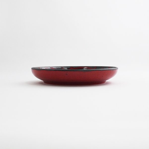 画像2: 【MIWAKU -魅惑-】小皿 赤 【MIWAKU -魅惑-】Small Plate Red (2)
