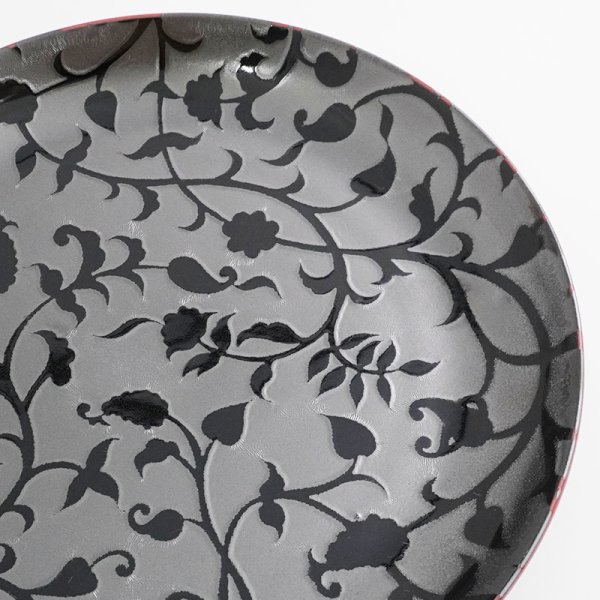 画像4: 【MIWAKU -魅惑-】丸皿(小) 黒 【MIWAKU -魅惑-】Round Plate Small Black (4)