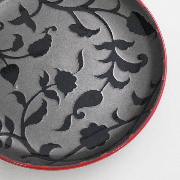 画像4: 【MIWAKU -魅惑-】小皿 黒 【MIWAKU -魅惑-】Small Plate Black (4)