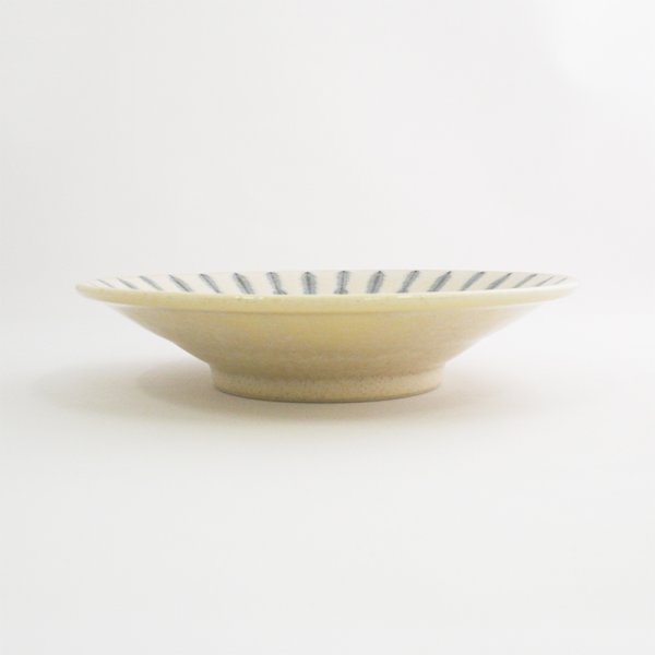 画像2: 【GEKKO -月光-】6.5寸浅鉢 白 【GEKKO -月光-】20cm Shallow Bowl White (2)