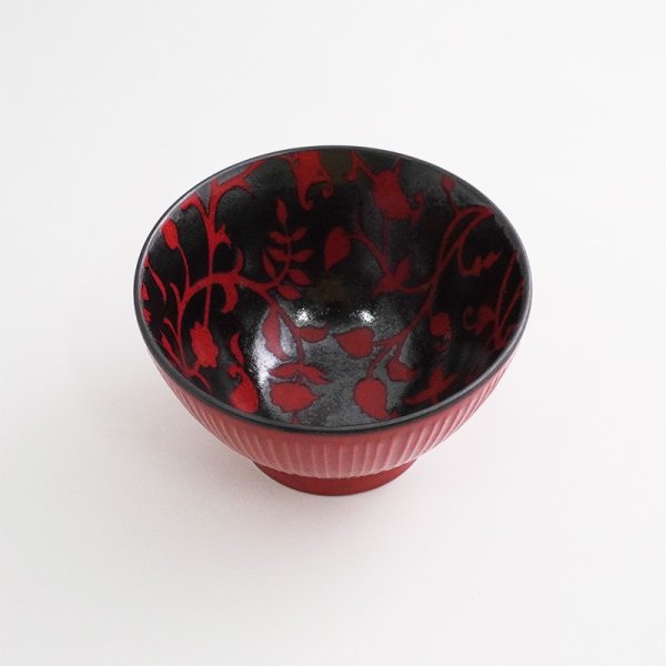 画像3: 【MIWAKU -魅惑-】飯碗(大) 赤 (3)