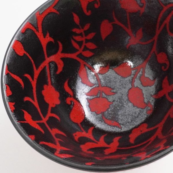 画像5: 【MIWAKU -魅惑-】飯碗(大) 赤 (5)