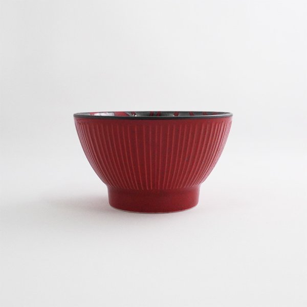 画像2: 【MIWAKU -魅惑-】飯碗(小) 赤 (2)