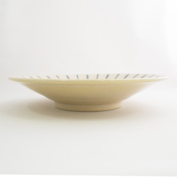 画像2: 【GEKKO -月光-】9.5寸浅鉢 白 【GEKKO -月光-】30cm Shallow Bowl White (2)