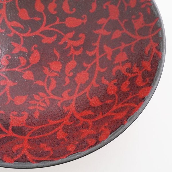 画像4: 【MIWAKU -魅惑-】麺鉢 赤 【MIWAKU -魅惑-】Noodle Bowl Red (4)