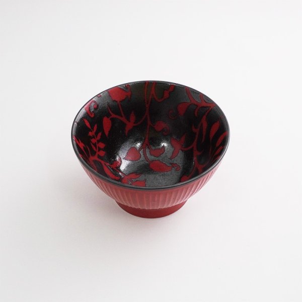 画像3: 【MIWAKU -魅惑-】飯碗(小) 赤 (3)